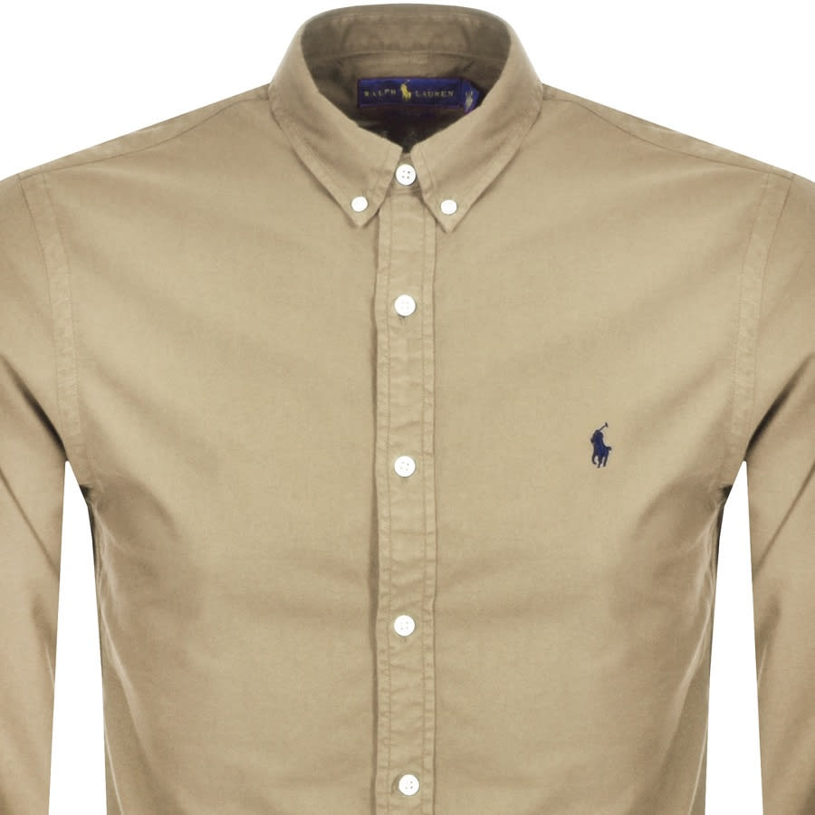 Alternative Image for ProductRalph Lauren Oxford Long Sleeved Shirt Beige2